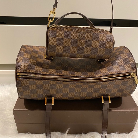Louis Vuitton Damier Ebene Papillon 30 & Mini Set.  Authentic. Box not i… - Picture 1 of 16